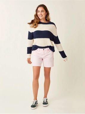 CARVE DESIGNS Corduroy Oahu Shorts 6”Light Pink Size 8